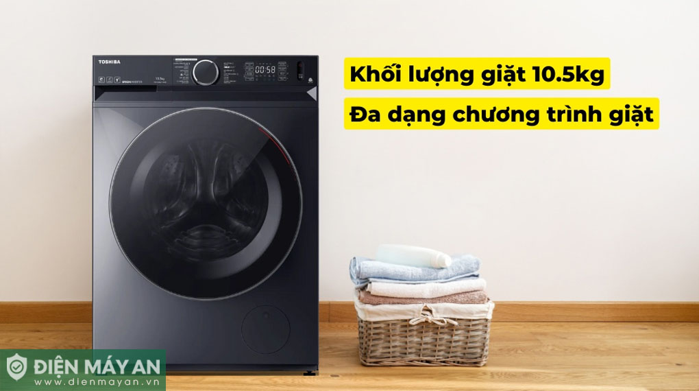 Máy Giặt Toshiba Inverter 10.5 Kg TW-T23BU115UWV(MG)